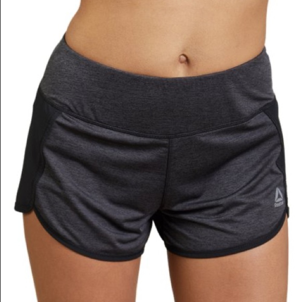 Reebok Marathon Shorts- Heather black- Medium